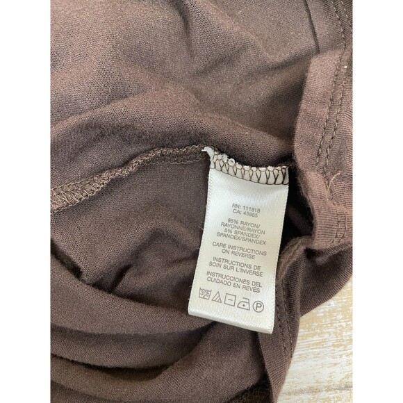 MICHAEL Michael Kors Women's Size M Brown Sequin Trimmed V Neck Tank Top - Picture 5 of 7